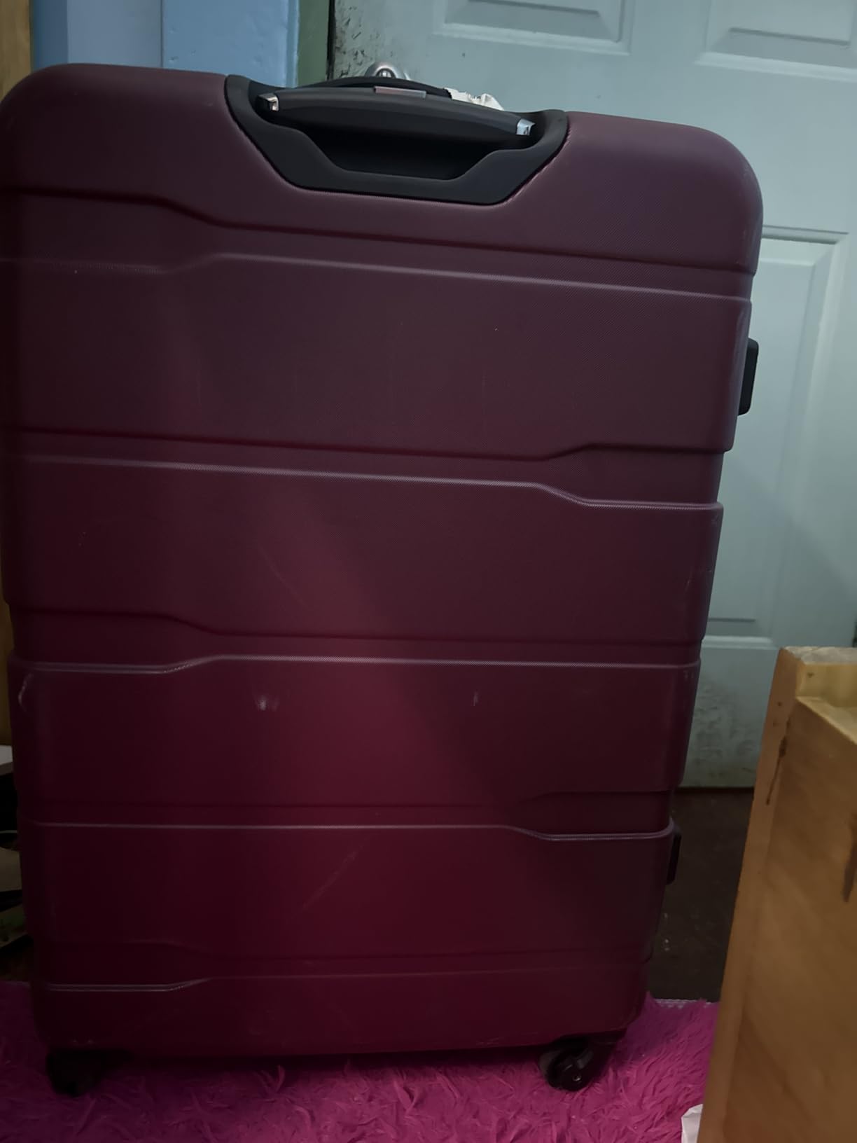 Carry On Luggage 22x14x9 Airline Approved Hardside PC+ABS Suitcase with TSA Lock, Lightweight Rolling Travel Luggage with Spinner Wheels (20in) customer photo 2