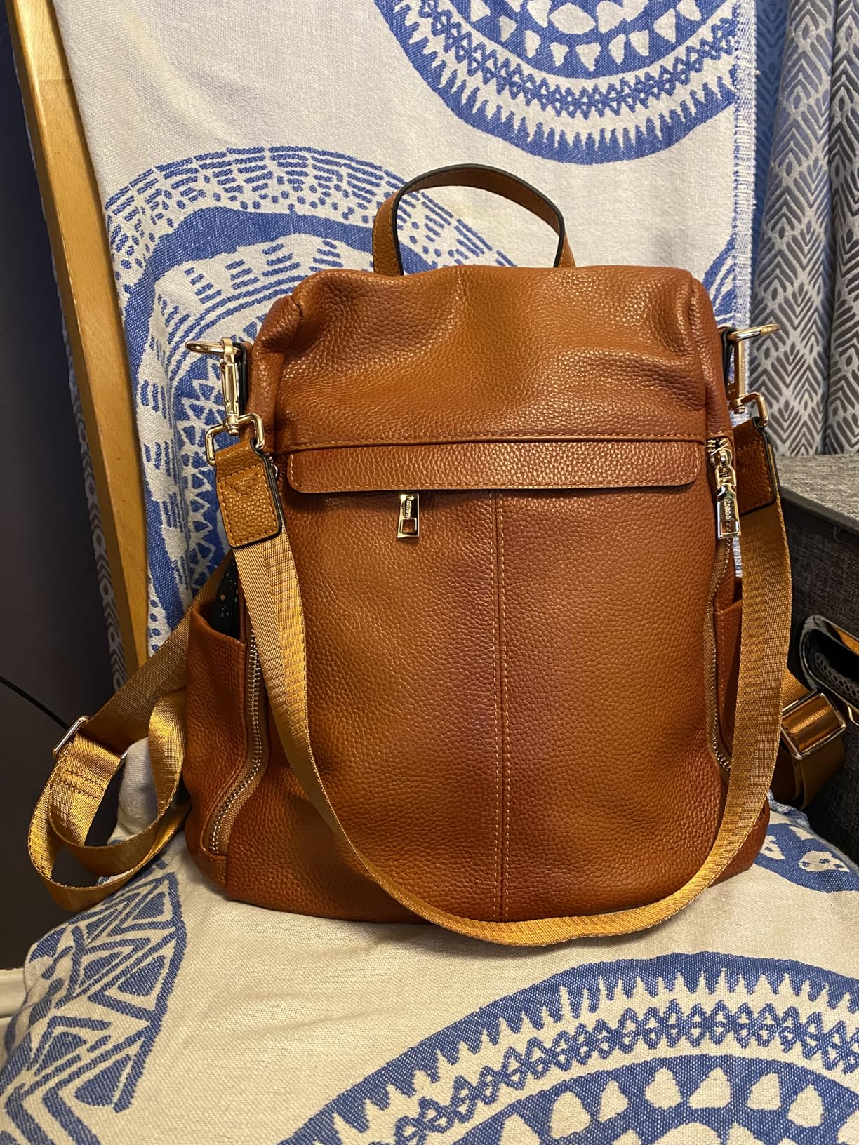 Kattee Women's Anti-Theft Backpack Purse Genuine Leather Shoulder Bag Fashion Ladies Satchel Bags customer photo 1