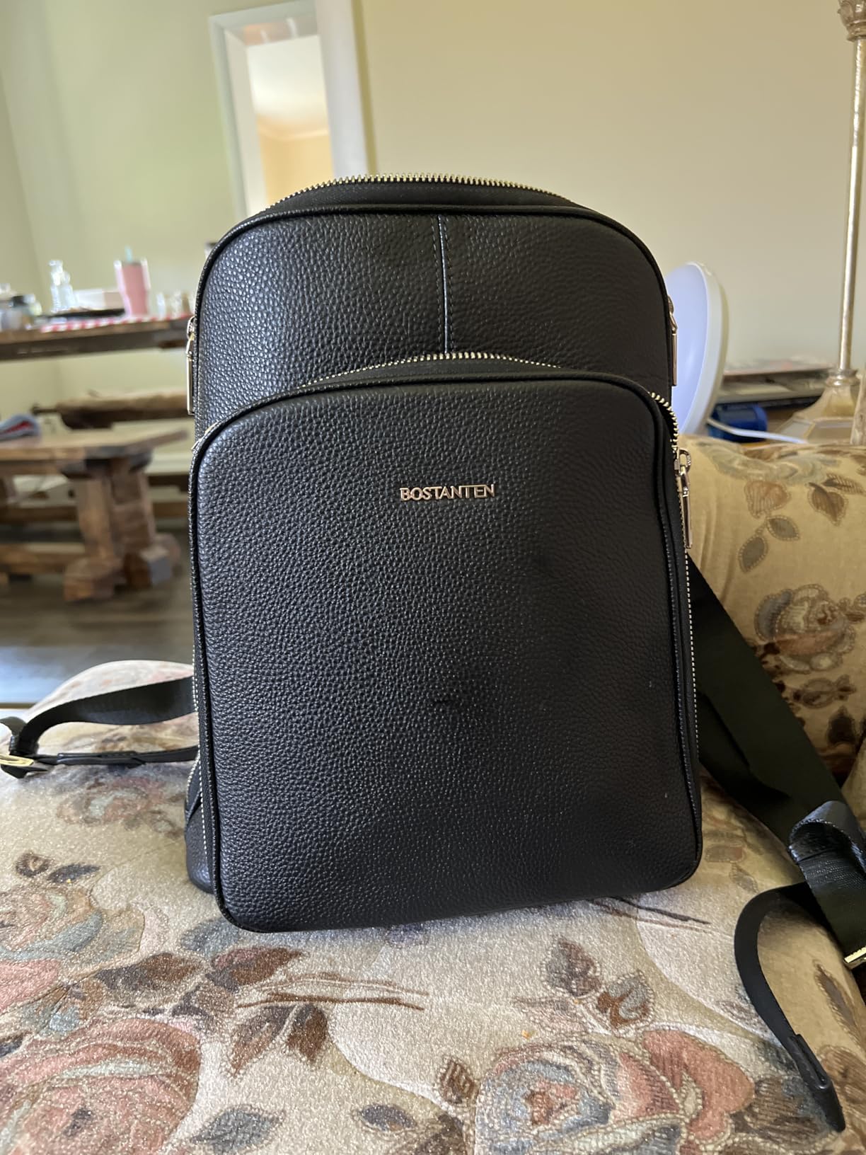 BOSTANTEN Genuine Leather Backpack Purse Casual College Travel Bags for Women customer photo 1