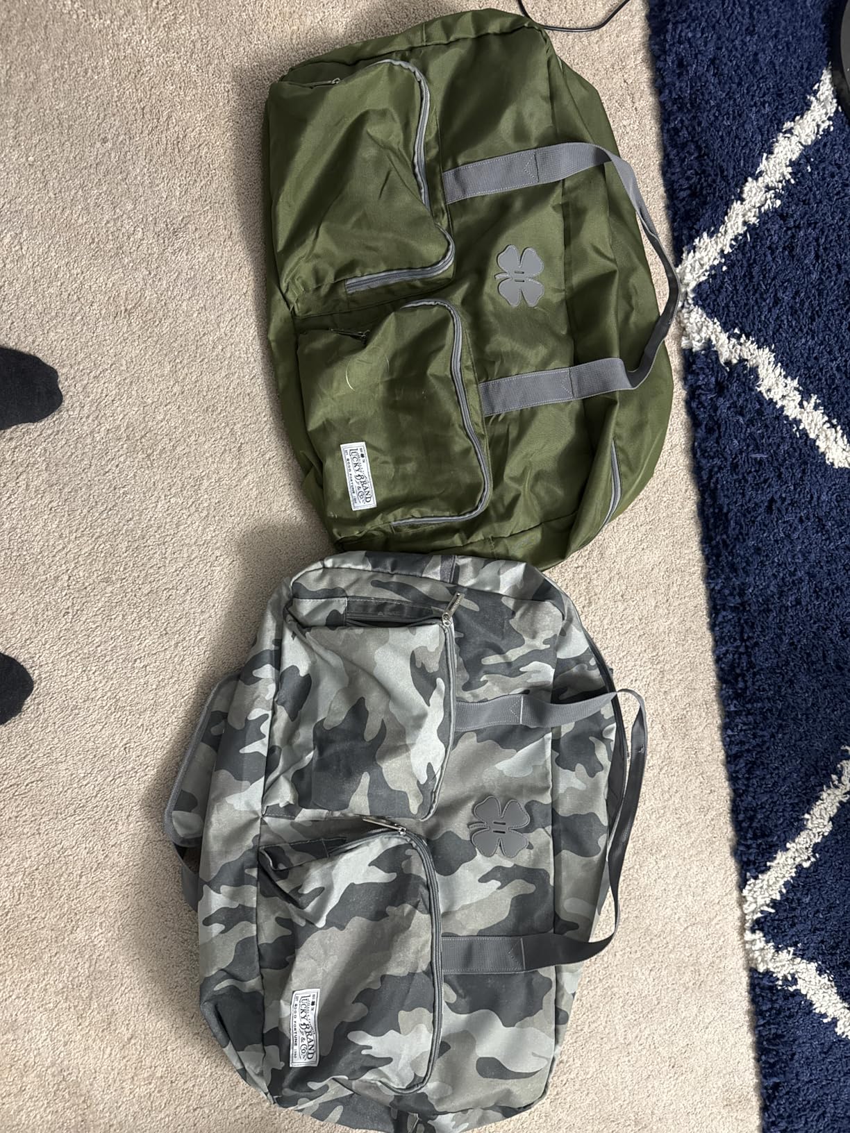 Lucky Travel Duffel Bags 65L, Gym Bag, Travel Bag & Large Duffle Bag for Men, Foldable Overnight Weekender Bags for Women & Men with Adjustable Shoulder Strap, Loden Green customer photo 1