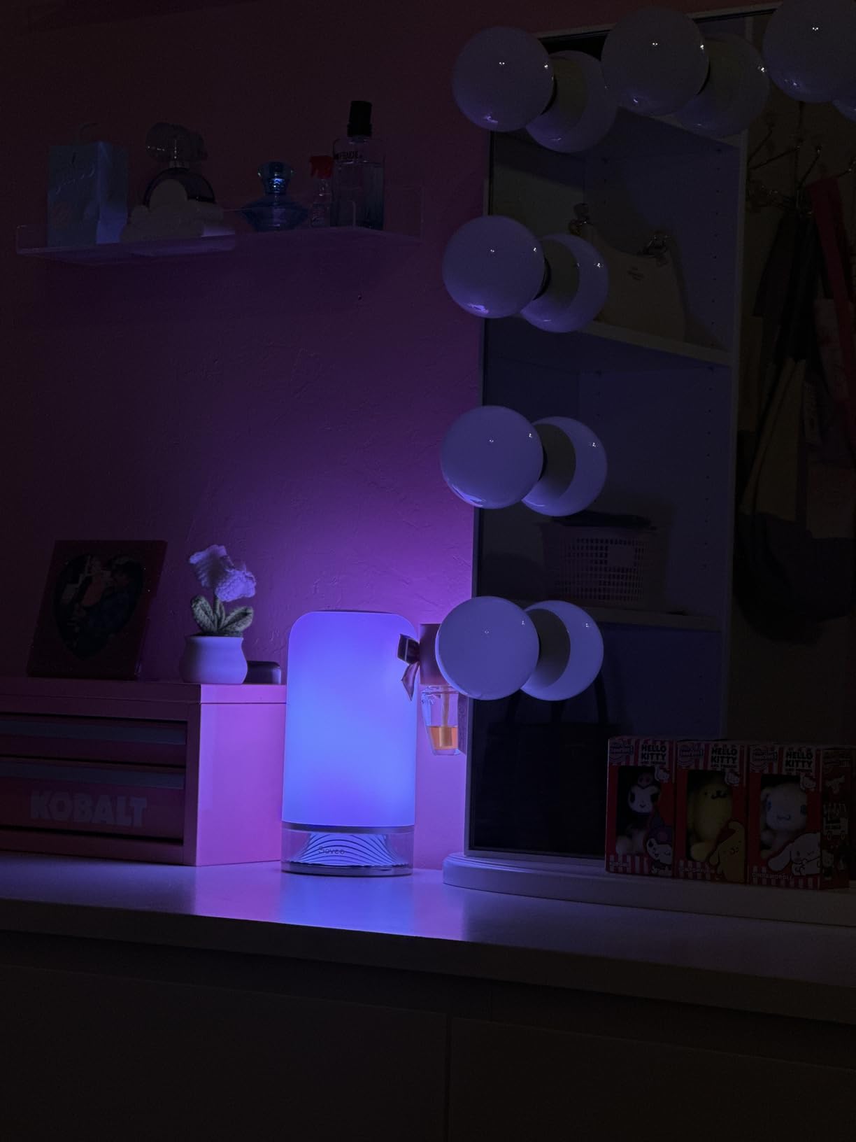 Govee RGBIC Smart Table Lamp 2, Touch Bedside Small Table Lamp Compatible with SmartThings, Matter, Alexa, Desk Lamp with 64 Scene Modes, Nightstand Lamp for Bedroom Living Room Night Light (Corded) customer photo 1