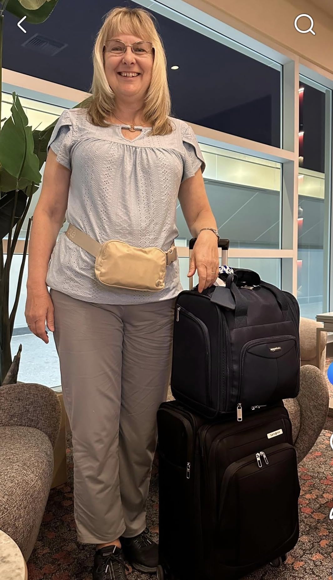 Travelpro UpLIFT Lightweight Softside Carry-On Luggage with Spinner Wheels - Expandable - Airline-Approved, Polyester Soft Suitcase for Ultra Light Travel customer photo 1