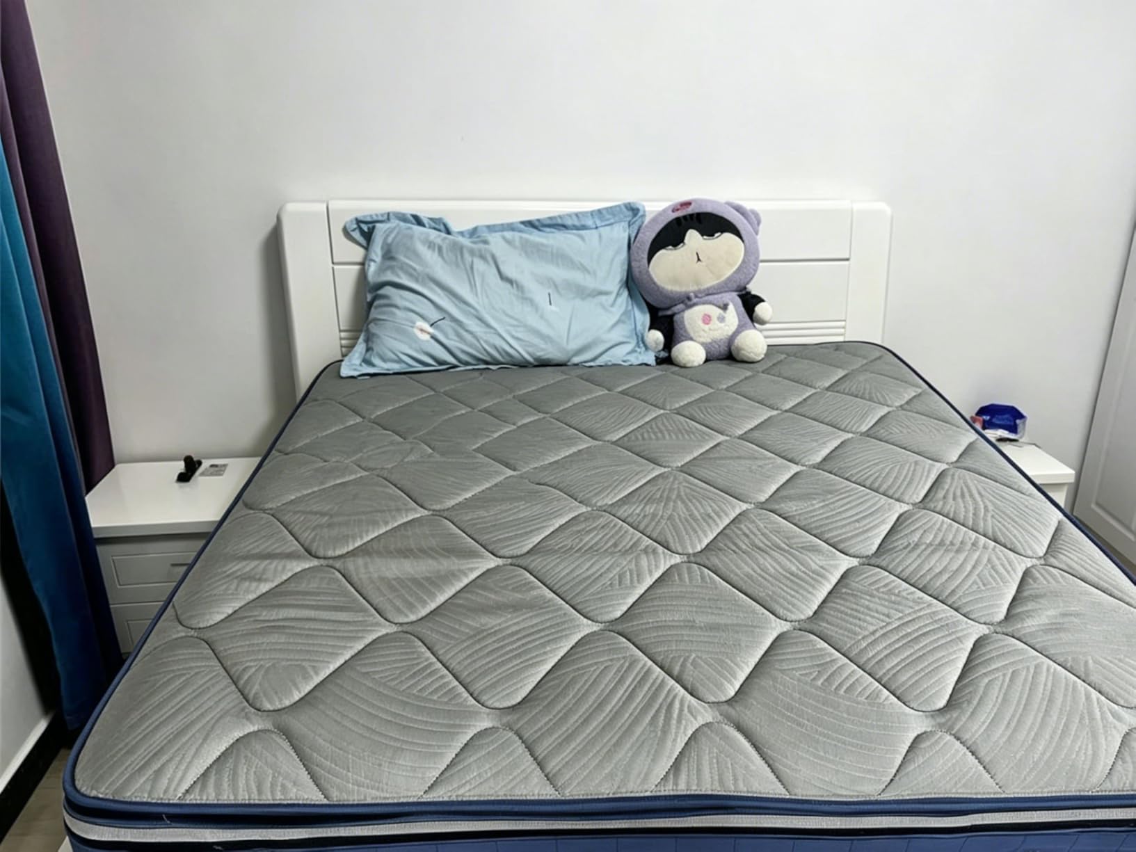 Sweetnight CoolNest 14 Inch Queen Mattress, Hybrid Queen Size Mattresses with DuoSense Pillow Top & Memory Foam for Feels up to 8 Degrees Cooler, Medium Firm Mattress Pressure Relief CertiPUR-US Certified customer photo 1