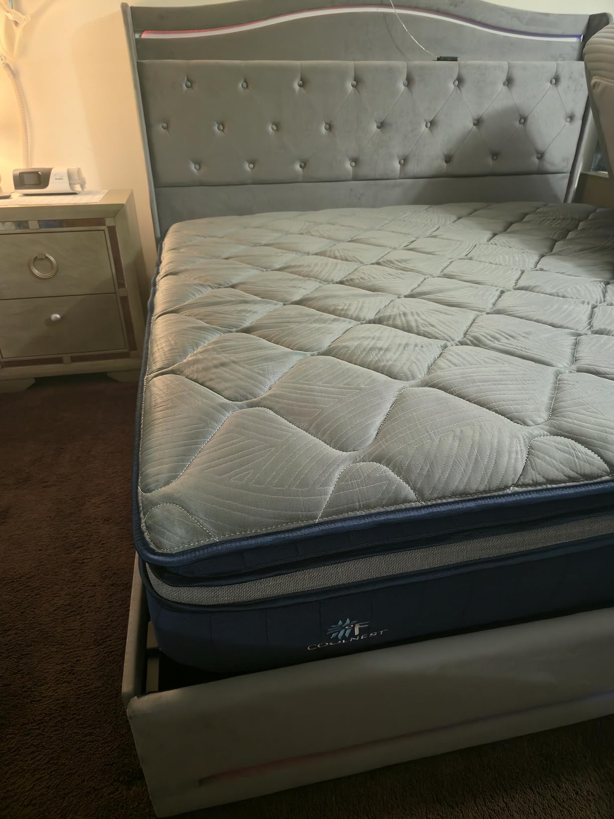 Sweetnight CoolNest 14 Inch Queen Mattress, Hybrid Queen Size Mattresses with DuoSense Pillow Top & Memory Foam for Feels up to 8 Degrees Cooler, Medium Firm Mattress Pressure Relief CertiPUR-US Certified customer photo 2