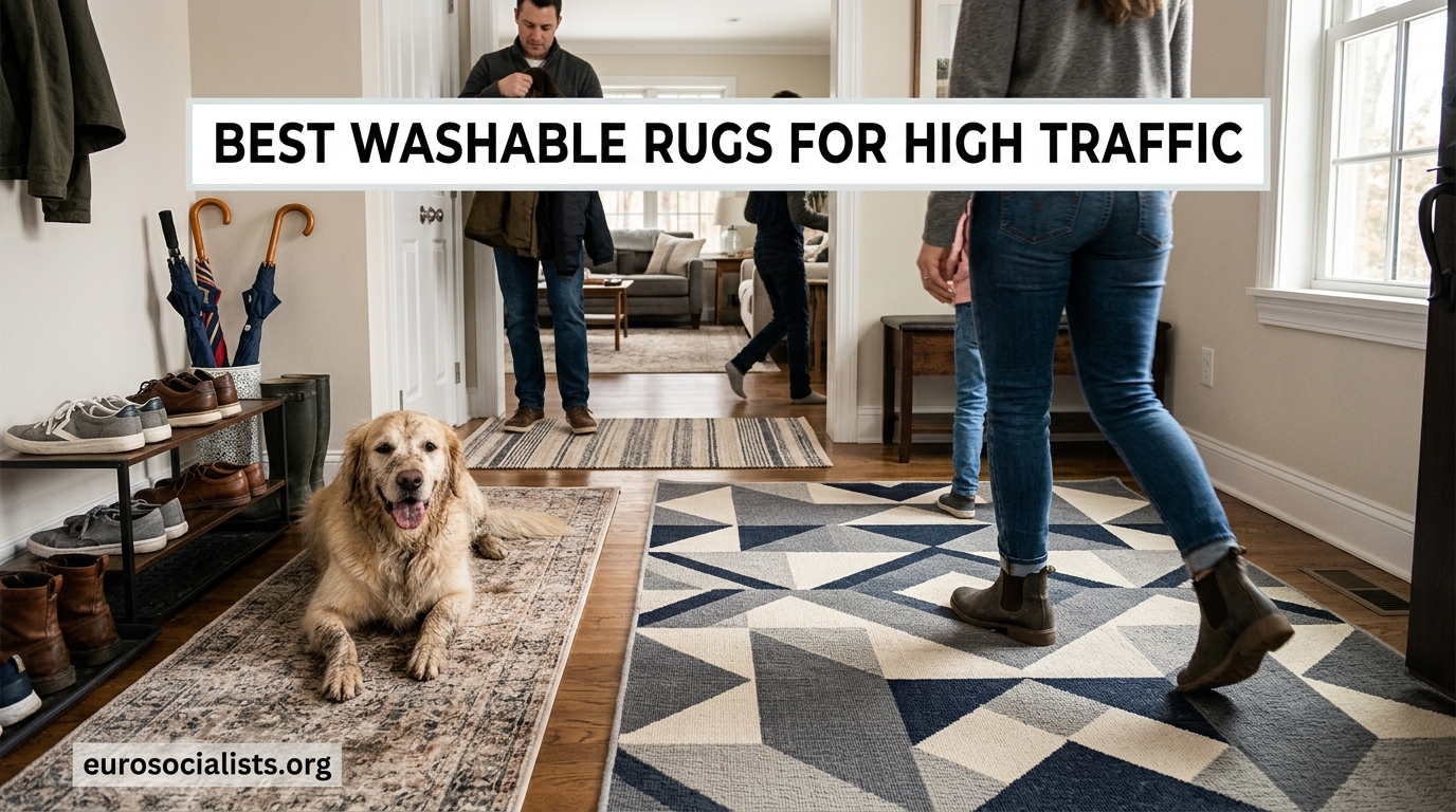 Best Washable Rugs for High Traffic